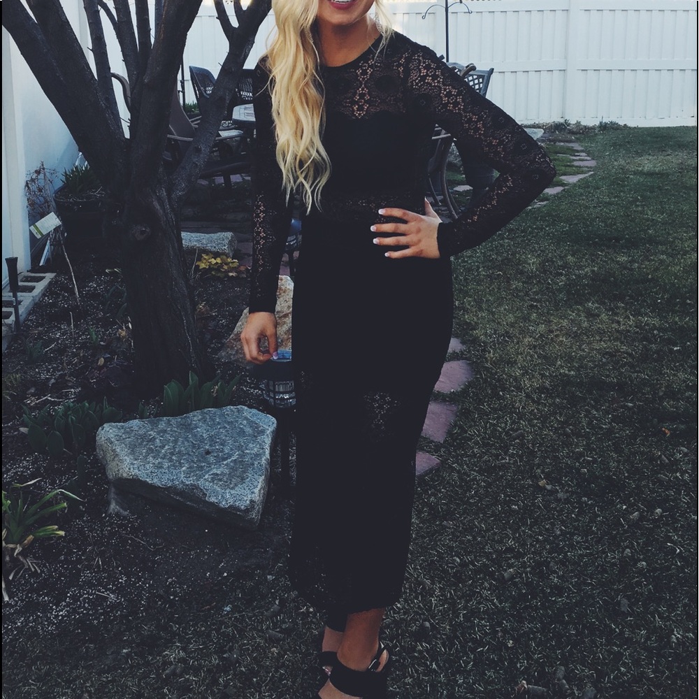 Black Lace Dress